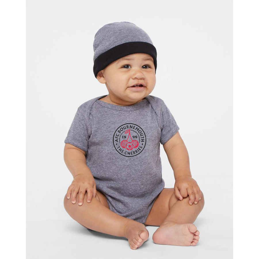 AFC Bournemouth Soccer Logo Rabbit Skins Infant Baby Rib Bodysuit