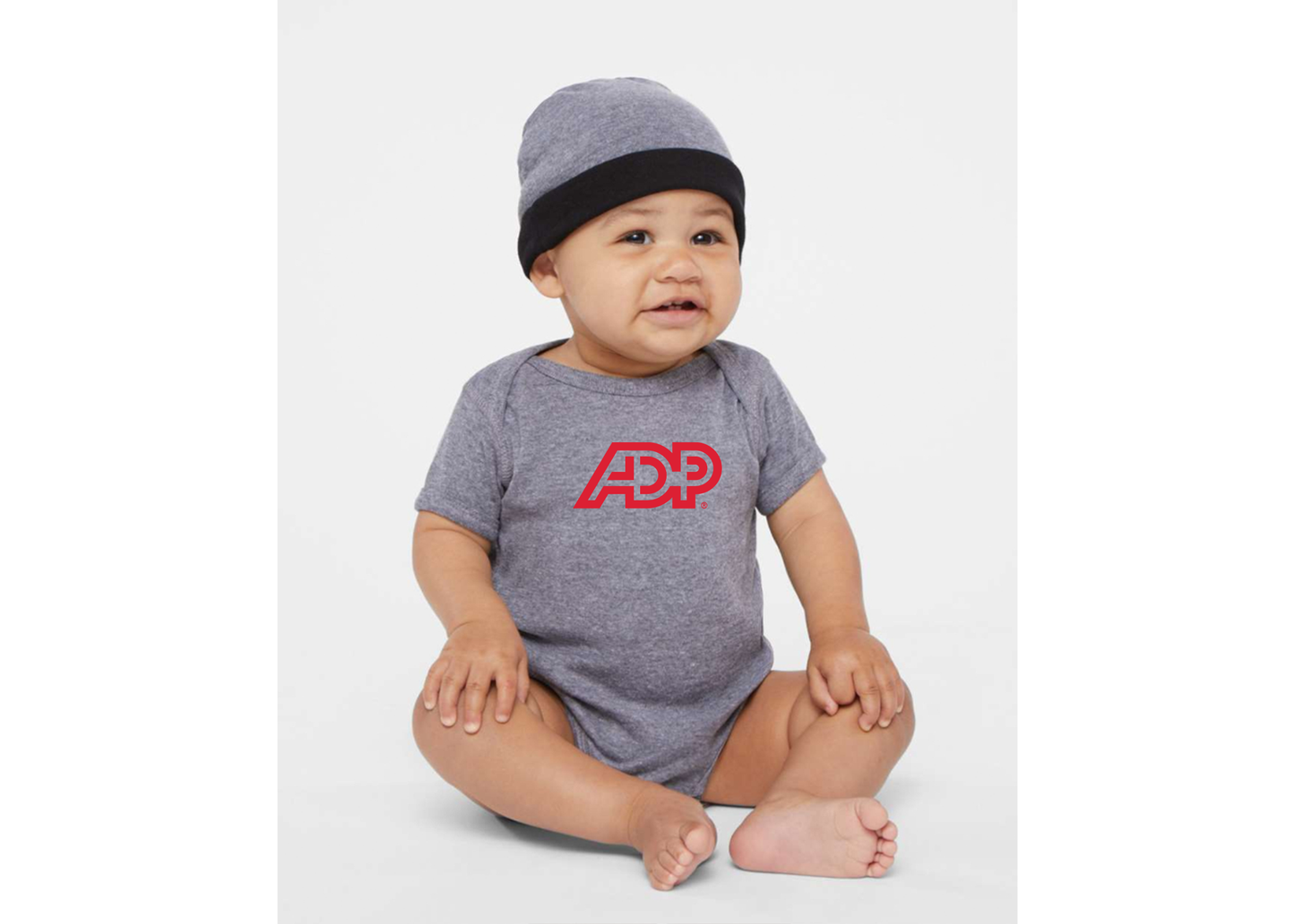 ADP Logo  Rabbit Skins Infant Baby Rib Bodysuit