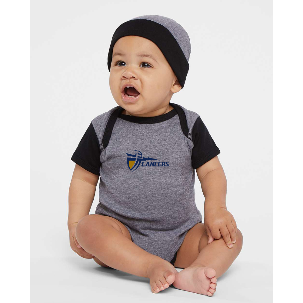 California Baptist Lancers  Rabbit Skins Infant Baby Rib Bodysuit