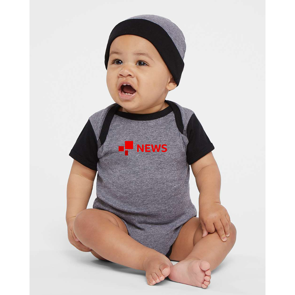 BBC News Rabbit Skins Infant Baby Rib Bodysuit