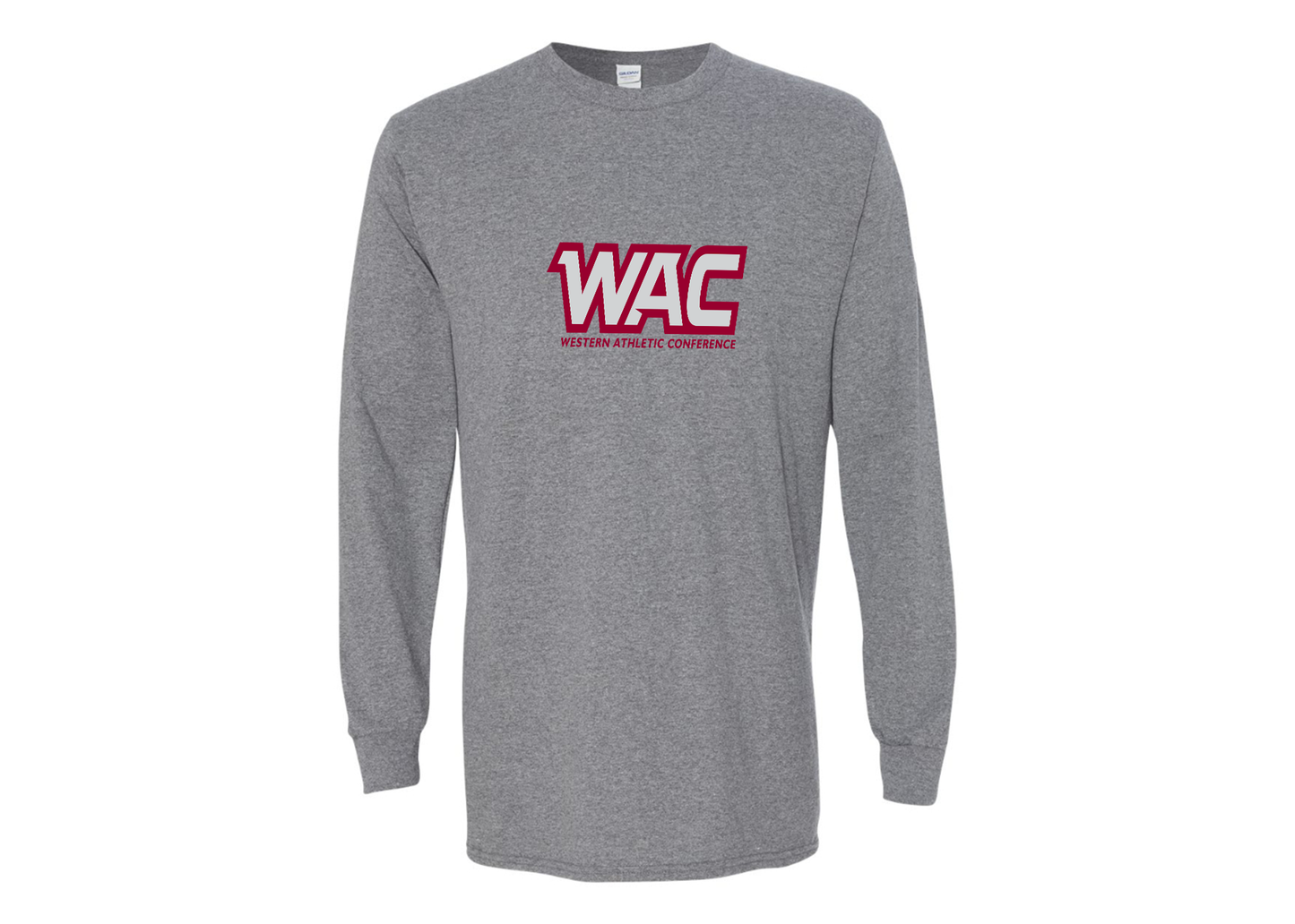 Men's Western Athletic Conference Gildan Heavy Cotton Long Sleeve T-Shirt