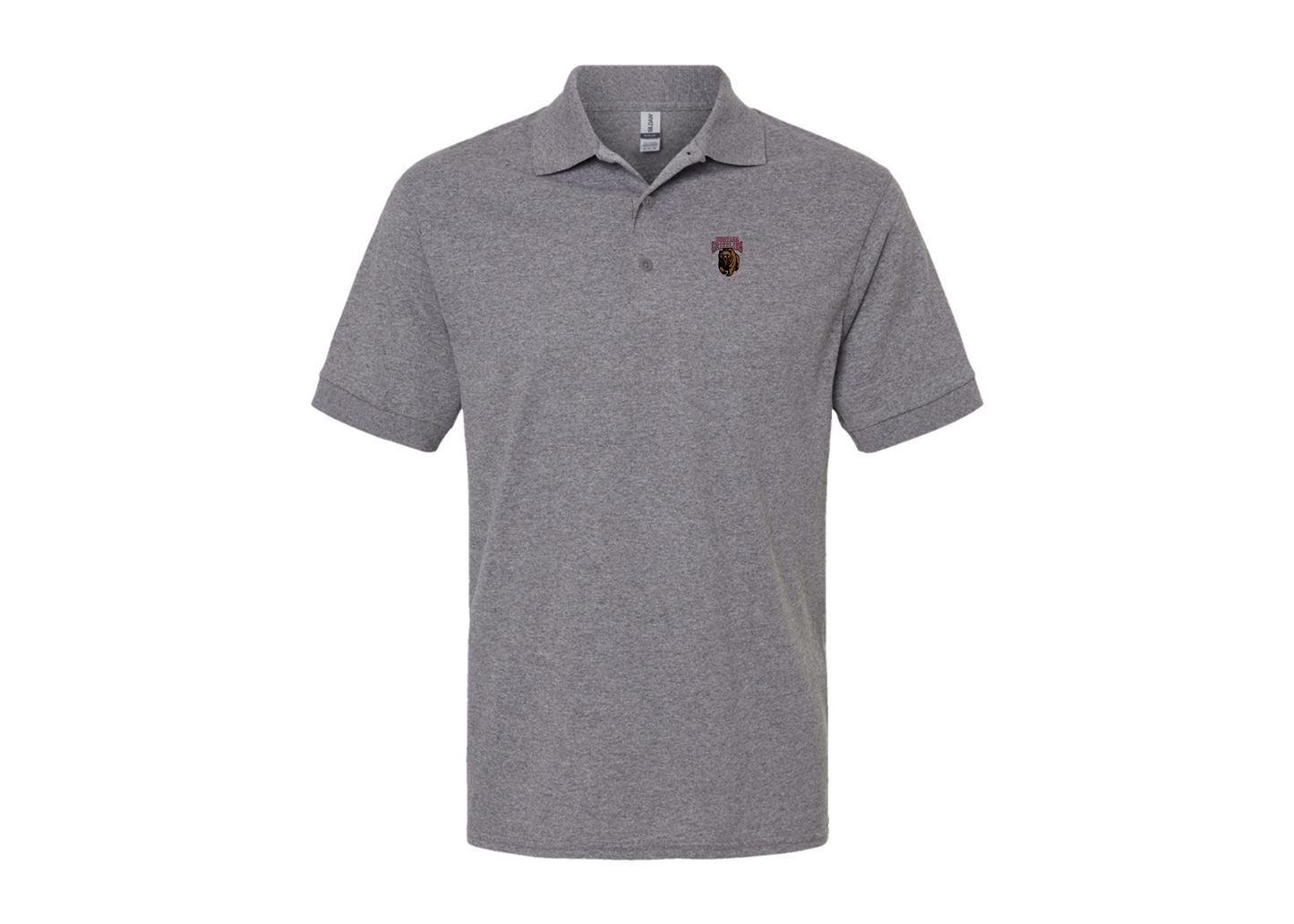 Men's Montana Grizzliesl Gildan Dry Blend Jersey Polo
