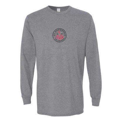 Men's AFC Bournemouth Soccer Logo Gildan Heavy Cotton Long Sleeve T-Shirt