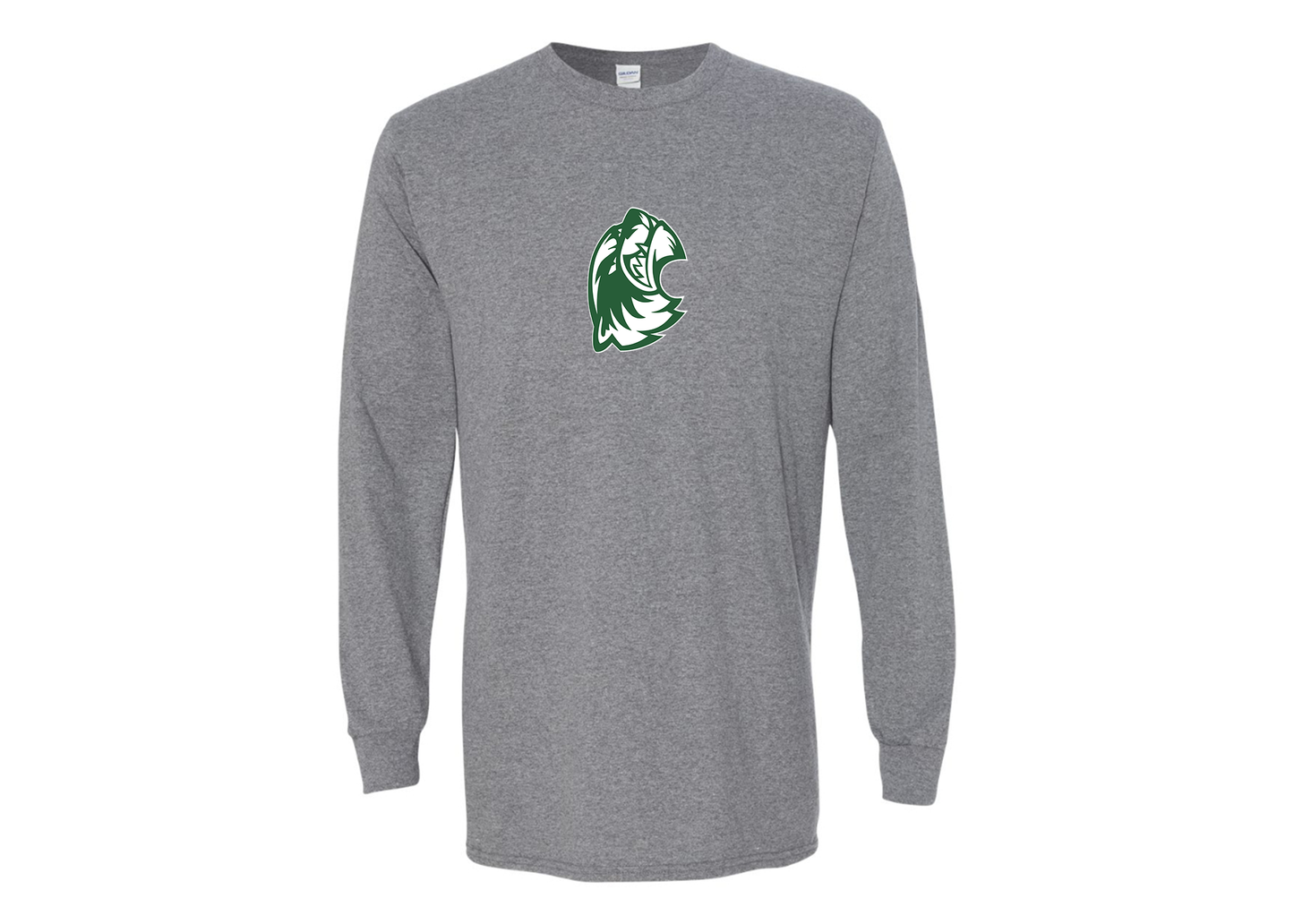 Men's Utah Valley Wolverines Gildan Heavy Cotton Long Sleeve T-Shirt