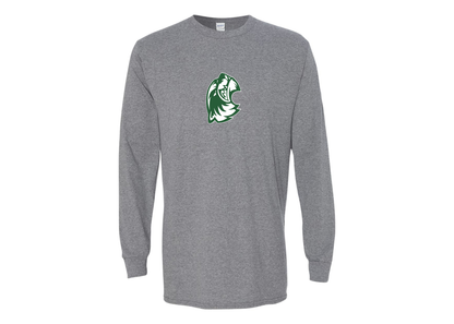 Men's Utah Valley Wolverines Gildan Heavy Cotton Long Sleeve T-Shirt