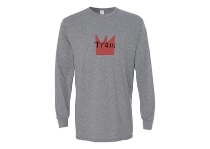 Men's Train Gildan Heavy Cotton Long Sleeve T-Shirt