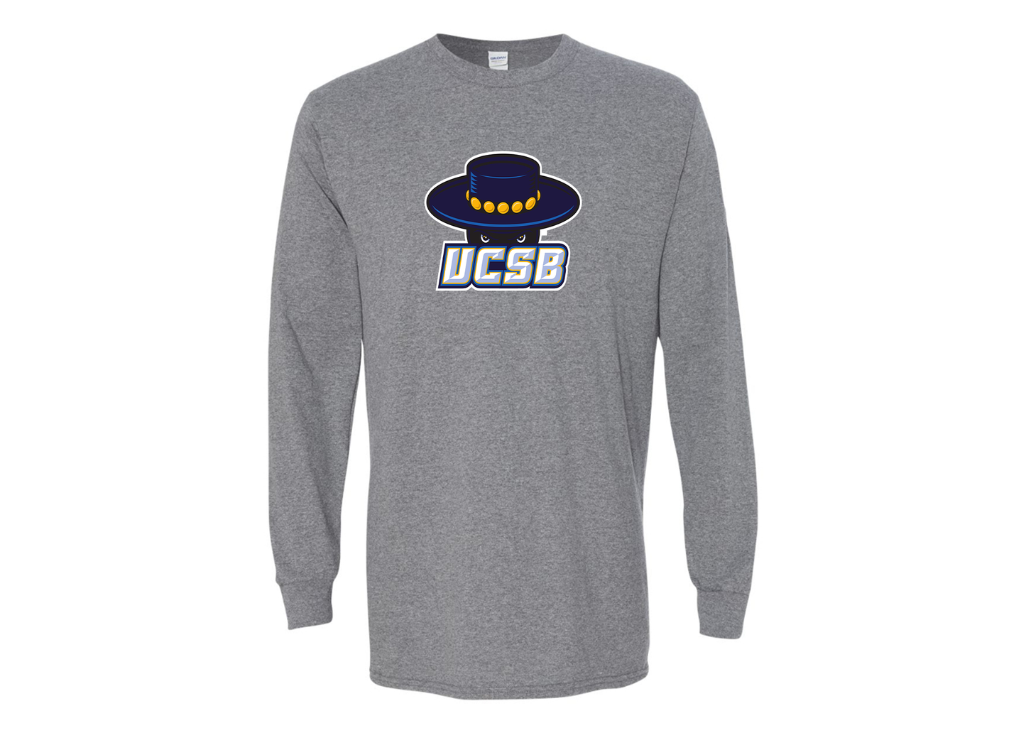 Men's UCSB Gauchos Gildan Heavy Cotton Long Sleeve T-Shirt
