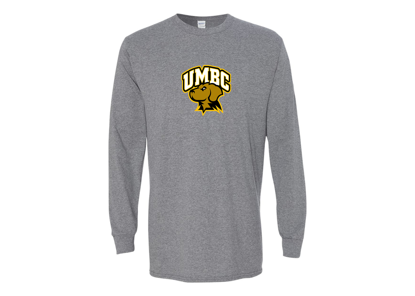 Men's UMBC Retrievers Gildan Heavy Cotton Long Sleeve T-Shirt