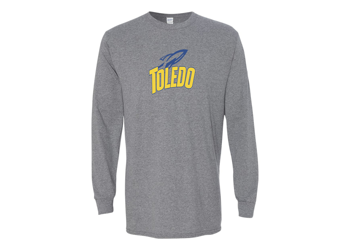 Men's Toledo Rockets Gildan Heavy Cotton Long Sleeve T-Shirt