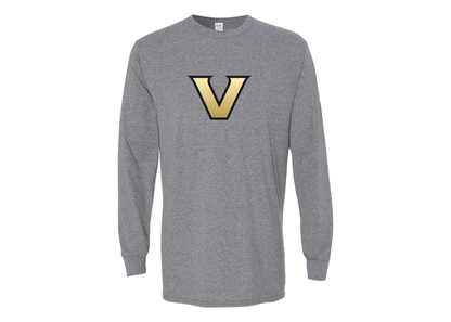 Men's Vanderbilt Commodores Gildan Heavy Cotton Long Sleeve T-Shirt