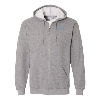 Men's People Magazine Logo Gildan  Heavy Blend Full Zip Hooded Sweatshirt