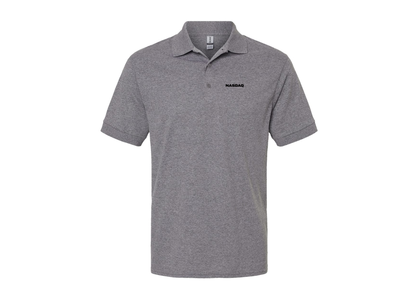 Men's Nasdaq Logo Gildan Dry Blend Jersey Polo