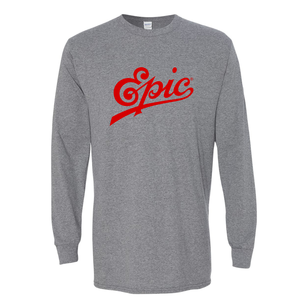 Men's Epic Records  Gildan Heavy Cotton Long Sleeve T-Shirt