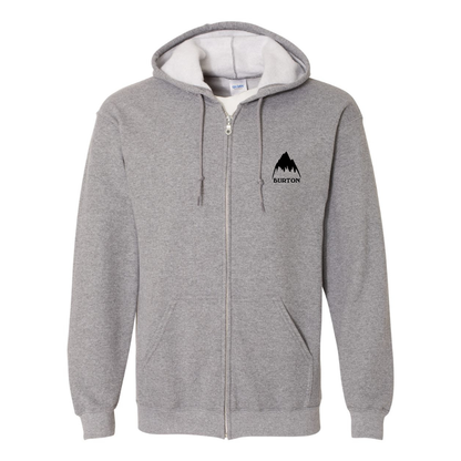 Men's   Burton Mountain  Gildan  Heavy Blend Full Zip Hooded Sweatshirt
