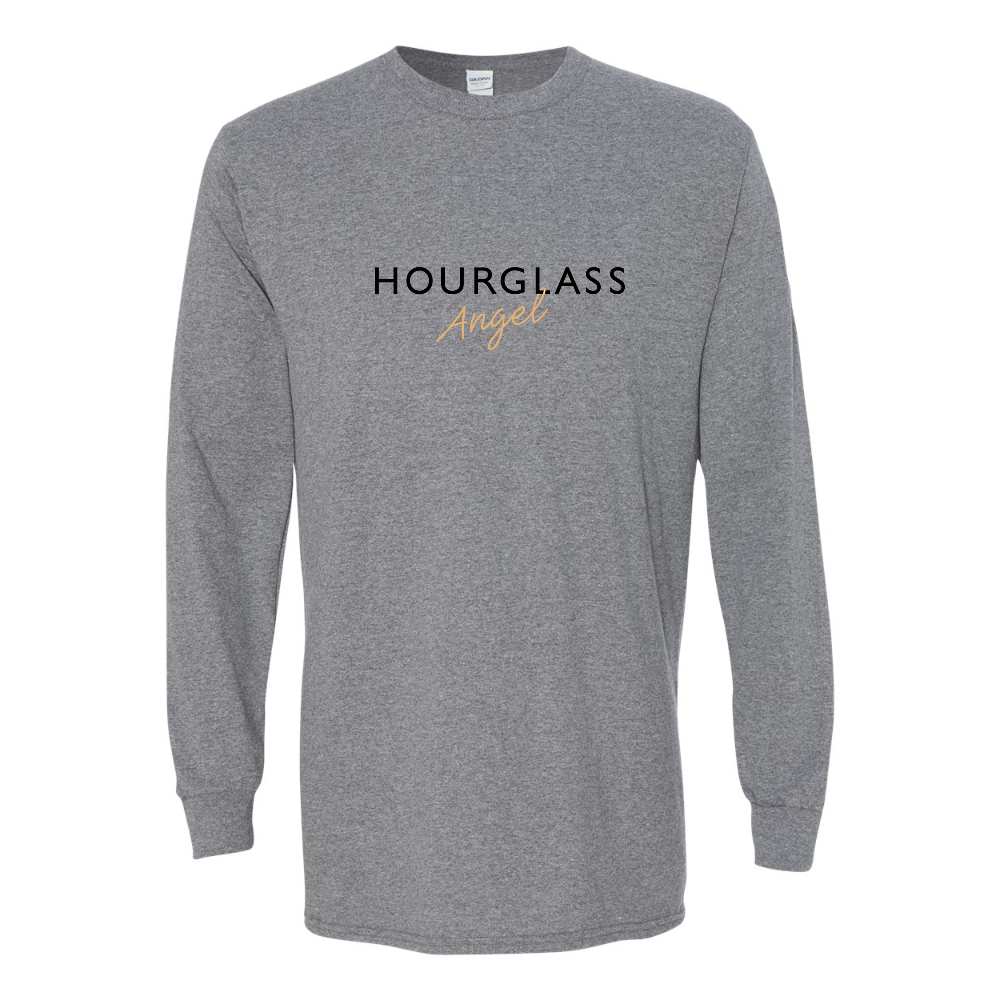 Men's Hourglass Angel  Gildan Heavy Cotton Long Sleeve T-Shirt