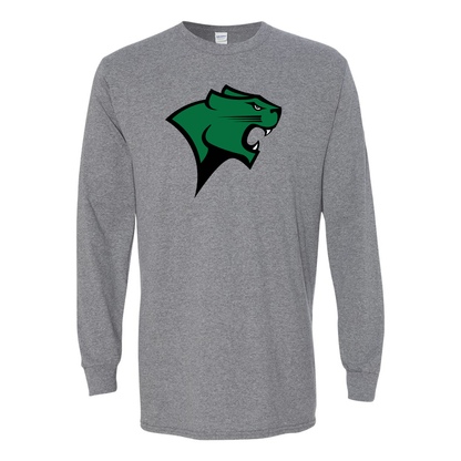Men's Chicago State Cougars  Gildan Heavy Cotton Long Sleeve T-Shirt