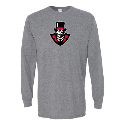 Men's  Austin Peay Governors  Gildan Heavy Cotton Long Sleeve T-Shirt