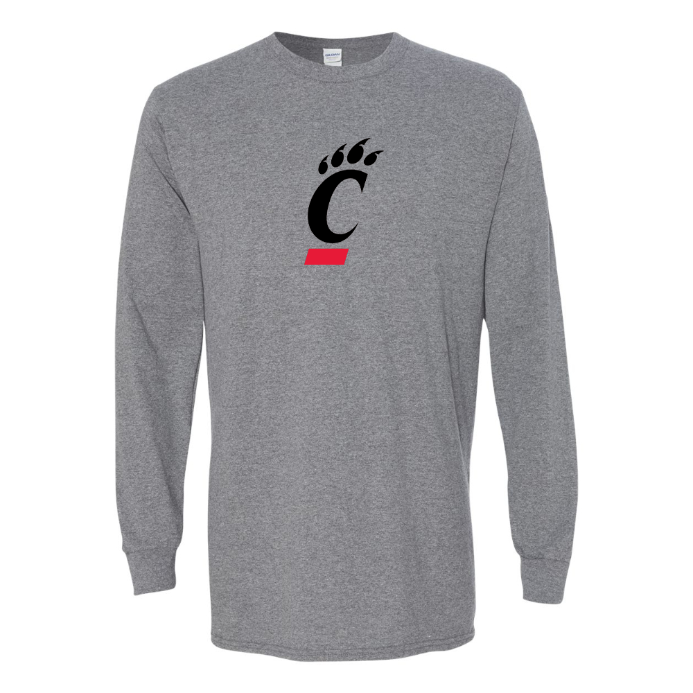 Men's Cincinnati Bearcats Gildan Heavy Cotton Long Sleeve T-Shirt
