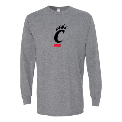 Men's Cincinnati Bearcats Gildan Heavy Cotton Long Sleeve T-Shirt