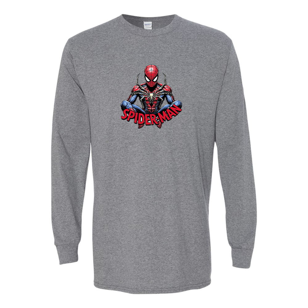 Men's Spider-Man 2025 Gildan Heavy Cotton Long Sleeve T-Shirt