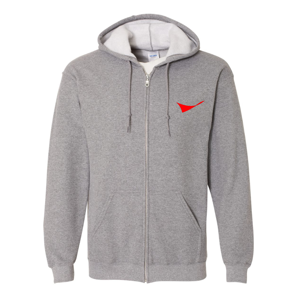 Men's Conoco Phillips Symbol  Gildan  Heavy Blend Full Zip Hooded Sweatshirt