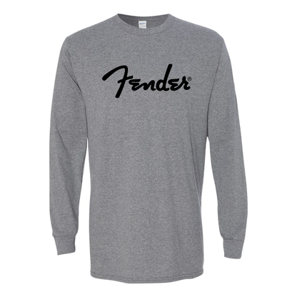 Men's Fender Gildan Heavy Cotton Long Sleeve T-Shirt