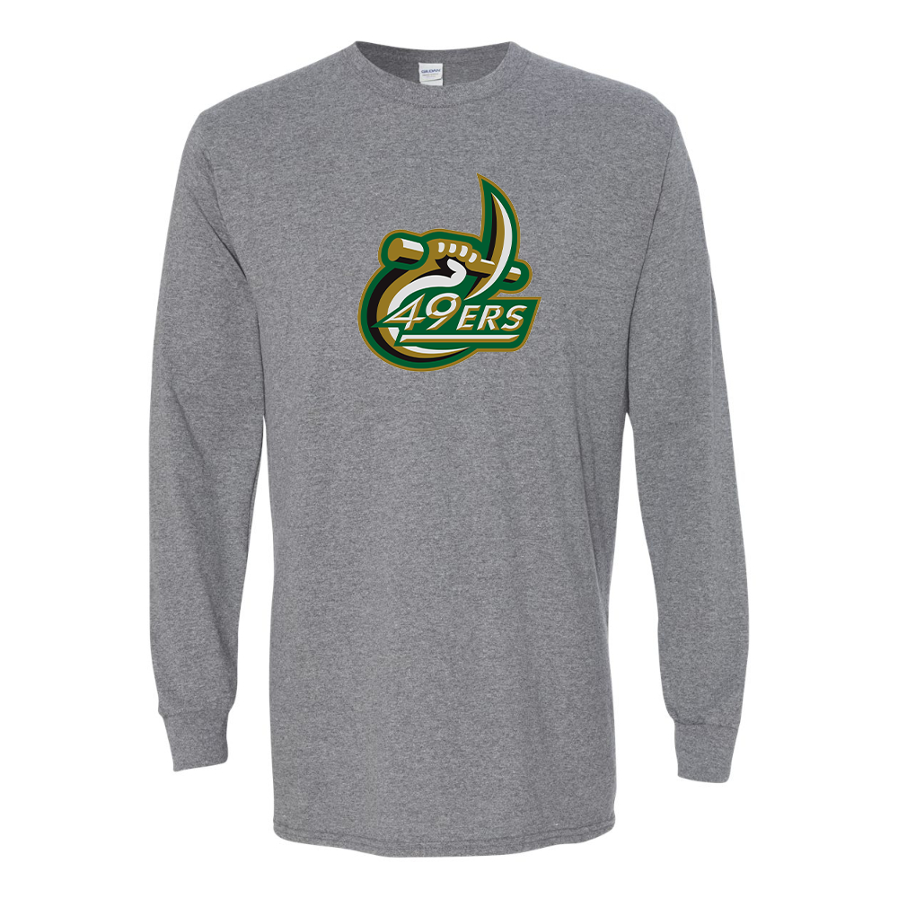 Men's Charlotte 49ers Gildan Heavy Cotton Long Sleeve T-Shirt