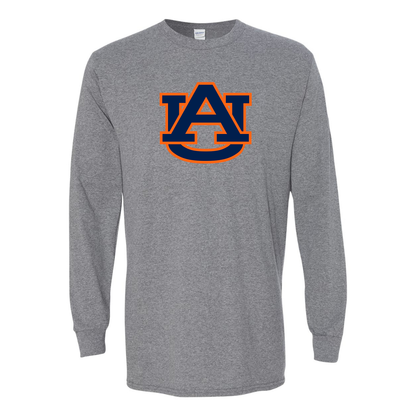 Men's  Auburn Tigers  Gildan Heavy Cotton Long Sleeve T-Shirt