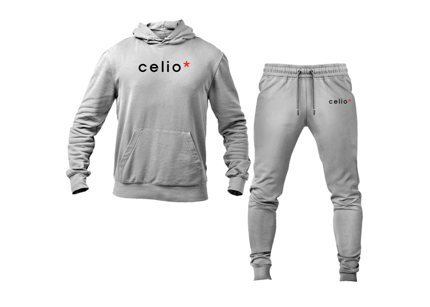 Men's Celio Logo Hoodie Joggers Set