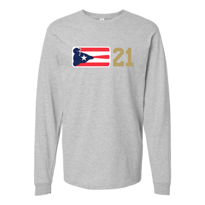 Youth  Liga de Beisbol Profesional Roberto Clemente Logo Long sleeves