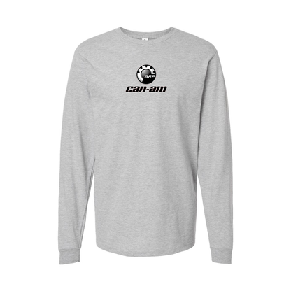 Youth Can-Am Logo Cotton Long Sleeve T-Shirt