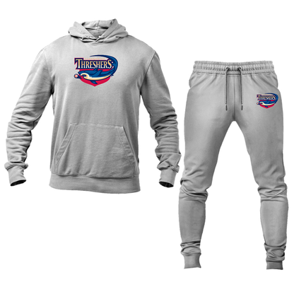 Men's Clearwater Threshers Logo Hoodie Joggers Set