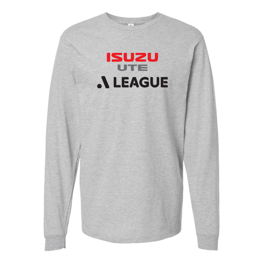 Men's  A League Logo Cotton Long Sleeve T-Shirt