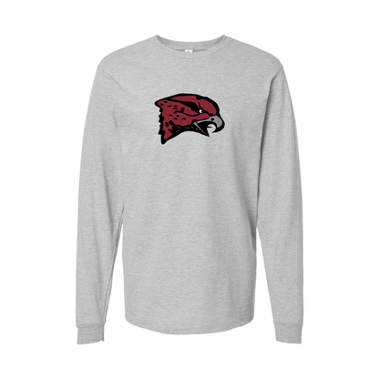 Youth Maryland Eastern Shore Hawks Logo Cotton Long Sleeve T-Shirt