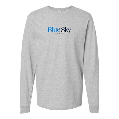 Youth Blue Sky Studios Logo Cotton Long Sleeve T-Shirt
