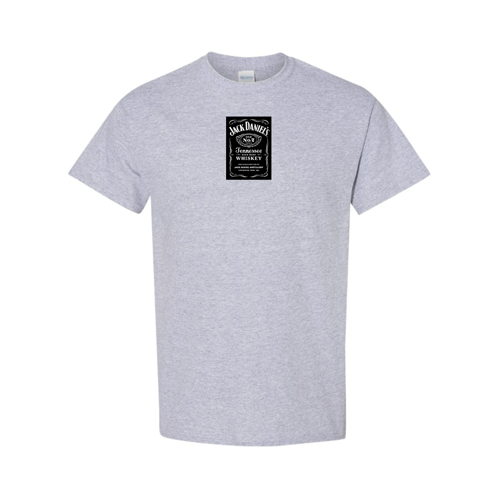 Men's Jack Daniels Logo Cotton T-Shirt