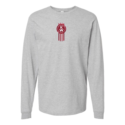 Men's Kenworth Logo Cotton Long Sleeve T-Shirt