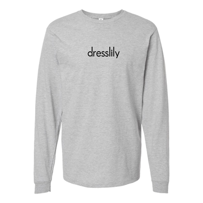 Men's DressLily Logo Cotton Long Sleeve T-Shirt