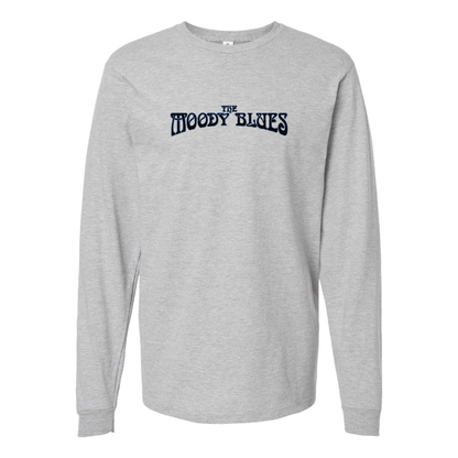 Men's The Moody Blues Logo  Cotton Long Sleeve T-Shirt