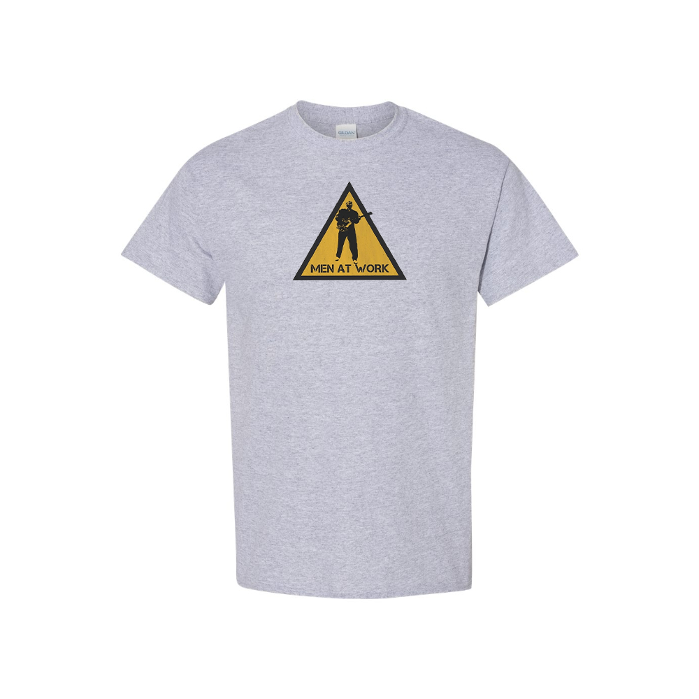 Men's Men at Work Logo Cotton T-Shirt