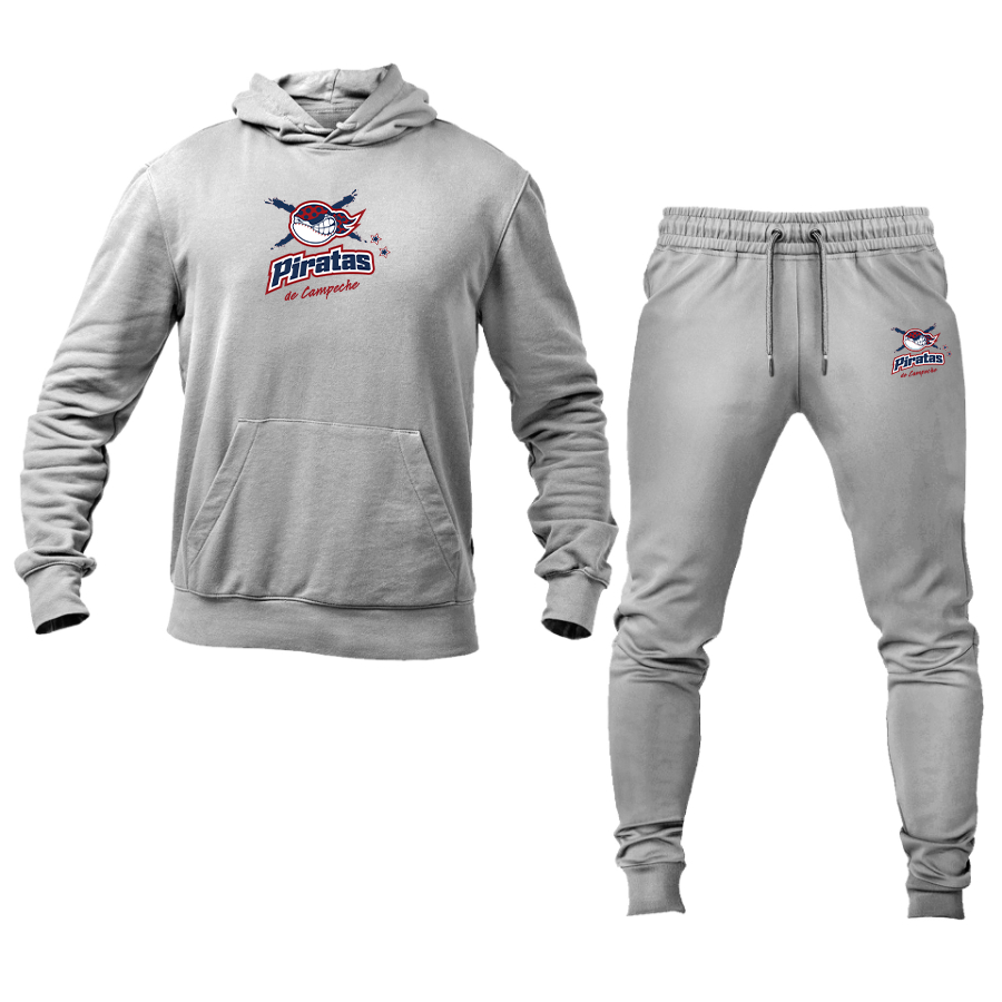 Men's Campeche Piratas Logo Hoodie Joggers Set