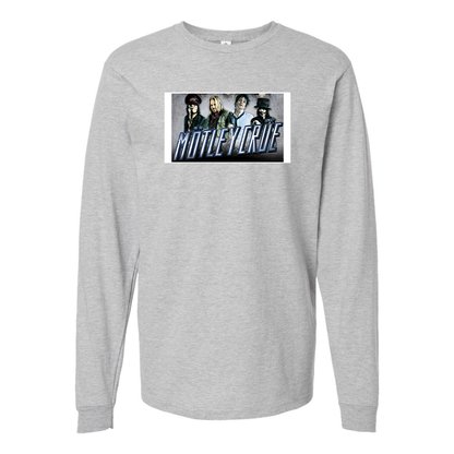 Men's  Motley Crue Logo Cotton Long Sleeve T-Shirt