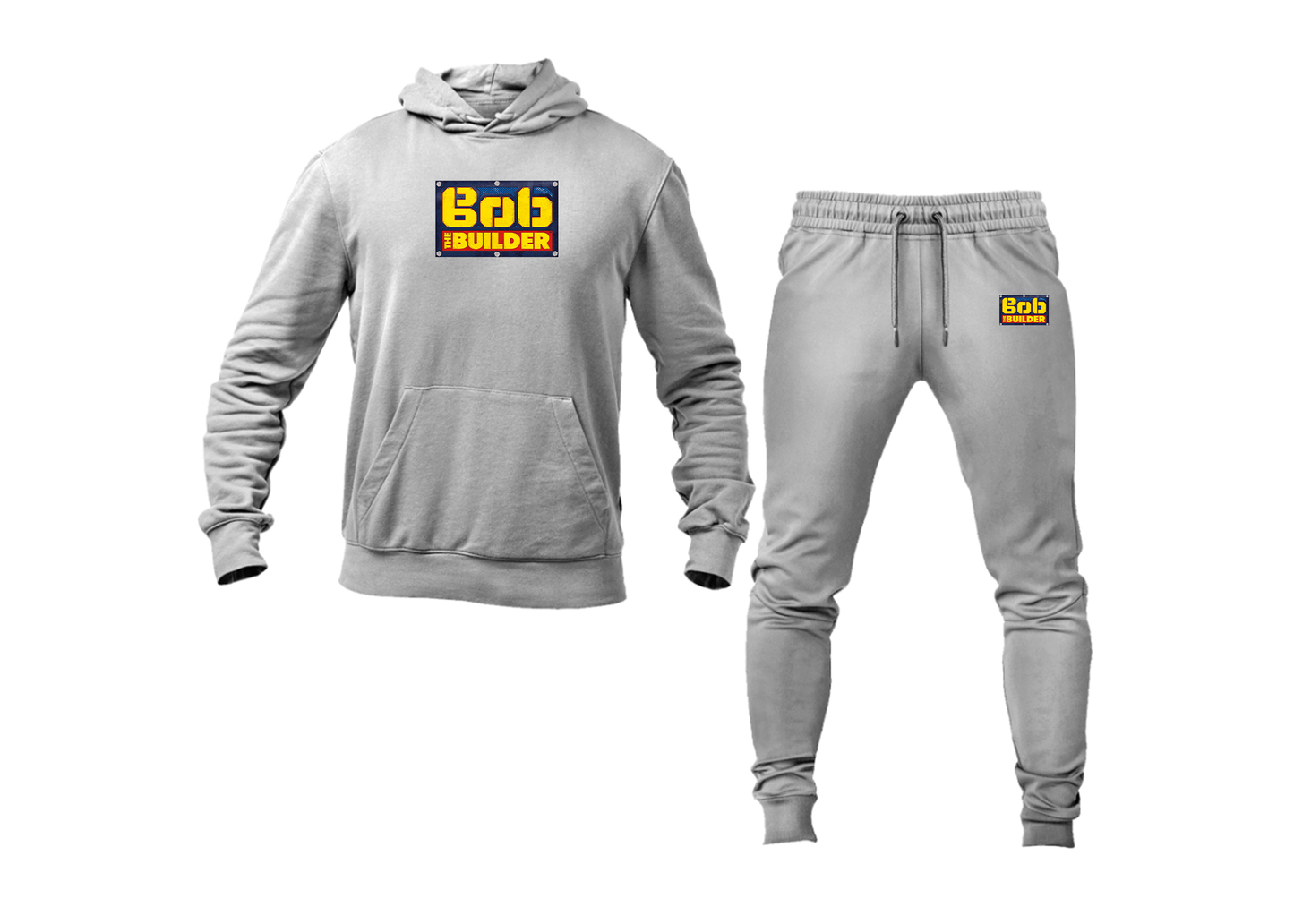 Men's Bob the Builder Logo Hoodie Joggers Set