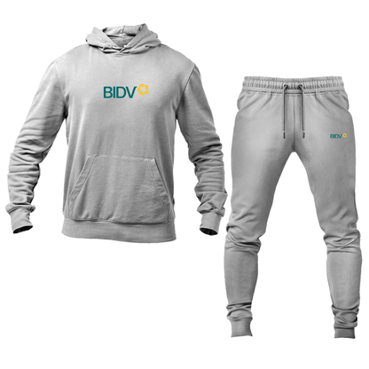 Men's BIDV Logo Hoodie Joggers Set