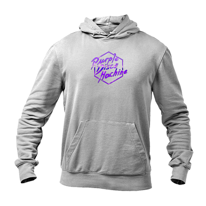 Men's Purple Disco Machine Pullover Hoodie