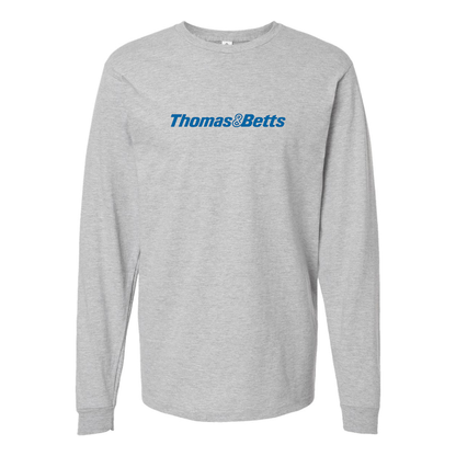 Men's Thomas Logo Cotton Long Sleeve T-Shirt
