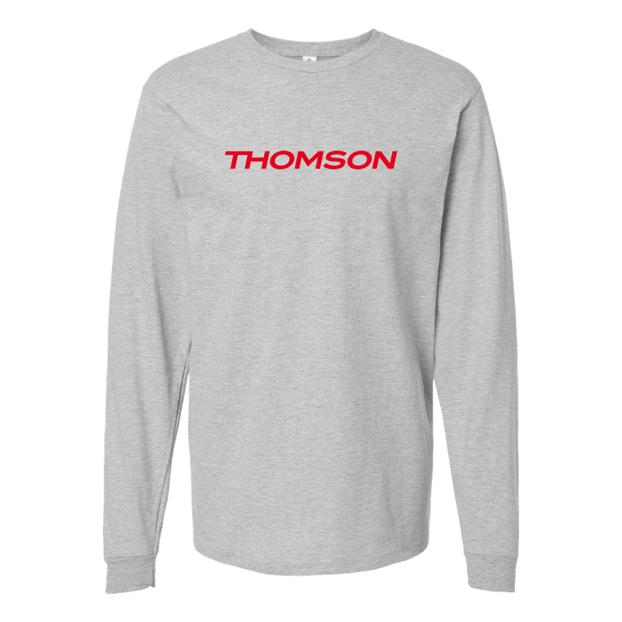 Men's Thomson Logo Cotton Long Sleeve T-Shirt