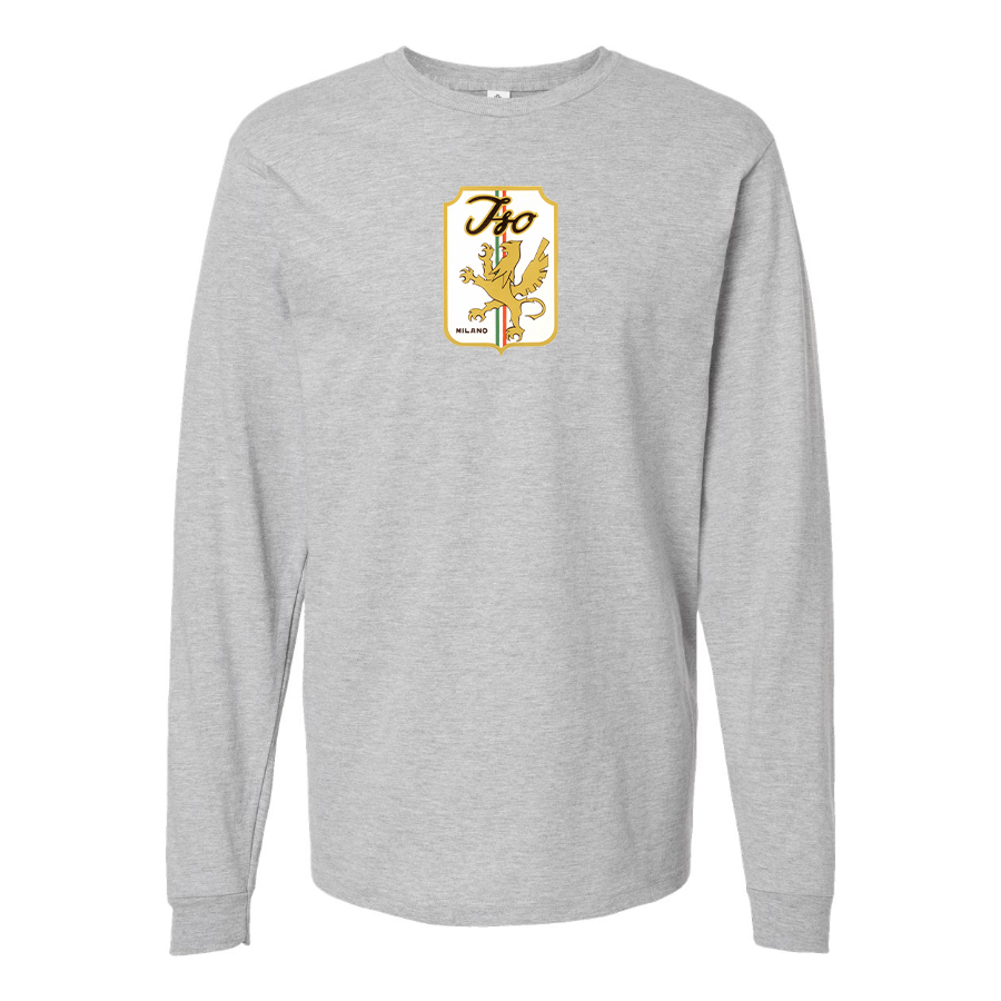 Men's  Iso Logo Cotton Long Sleeve T-Shirt