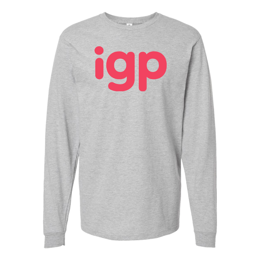 Men's Indian Gifts Portal  Logo Cotton Long Sleeve T-Shirt