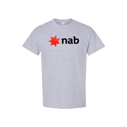 Men's NAB (National Australia Bank) Logo Cotton T-Shirt